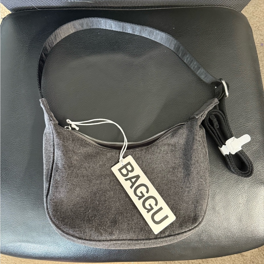Baggu Dark Denim Small Crescent Bag